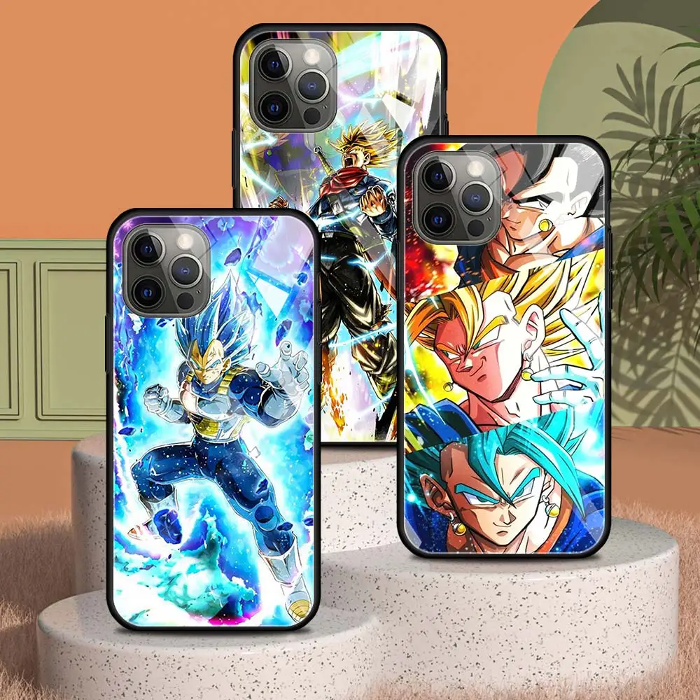 Чехол из закаленного стекла для Apple iPhone 11 12 Pro 7 XR X XS Max 8 6 6s Plus SE 2020 7Plus 12Mini Tampa с аниме
