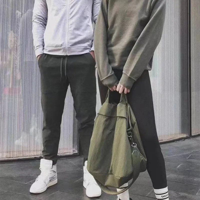 Lulu with fitness yoga bag women's leisure slung shoulder backpack 19L waterproof sports lulu handbag tote bag