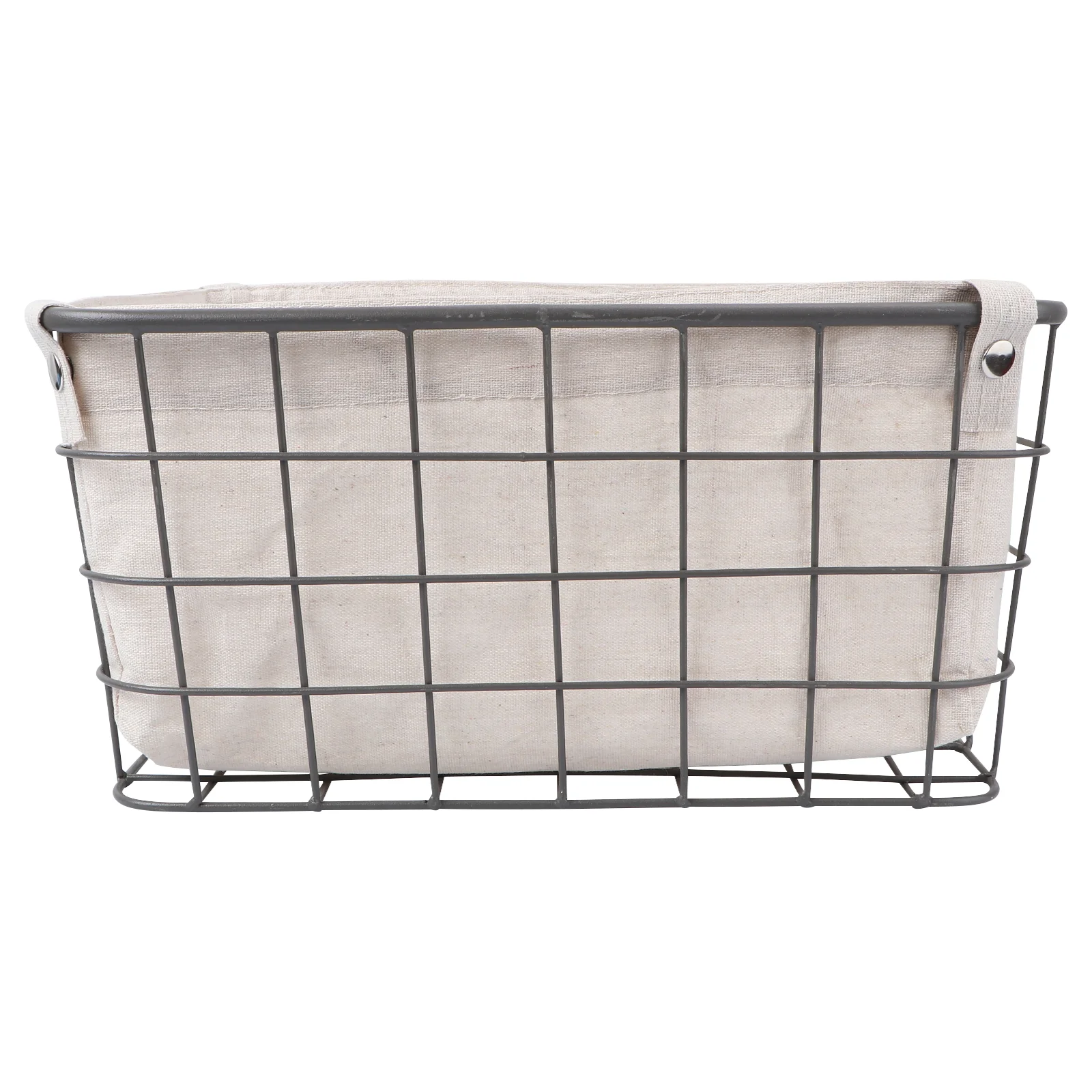 

Basket Wire Storage Baskets Metal Organizer Liner Bins Bin Box Kitchen Pantry Closet Grid Iron Freezer Container Laundry Desktop
