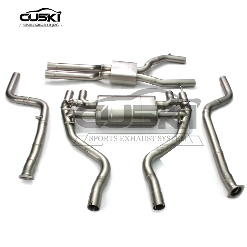 Высококачественная выхлопная система Catback для BMW M2C S55 F87 3 0 T 2018-2023 труба из