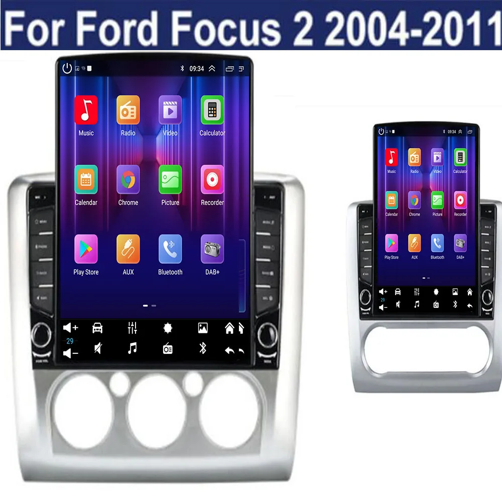 Автомобильное радио CarPlay Android Auto для Ford Focus 2 3 Mk2 Mk3 2004-2011 GPS интеллектуальные