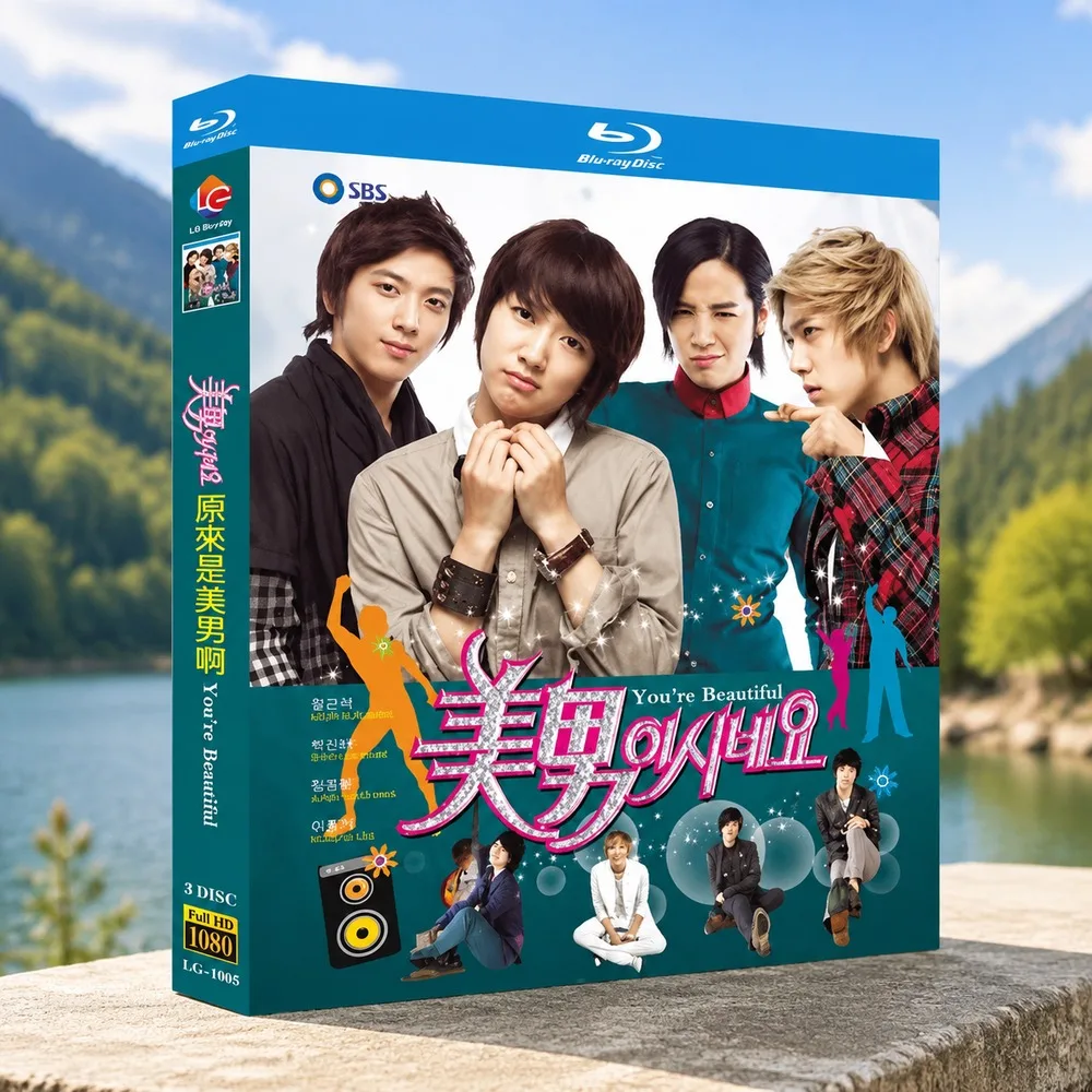 Фото Корейский драматический сериал You're Beautiful на Blu-ray HD, бокс-сет с дисками BD, Джанг Кун Сук, Пак Шин Хё №1