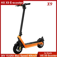 HX X9 PLUS Electric Scooter 500W 36V 15.6Ah 10inch 40km/h IP54 Skateboard Foldable Light Weight Outdoor
