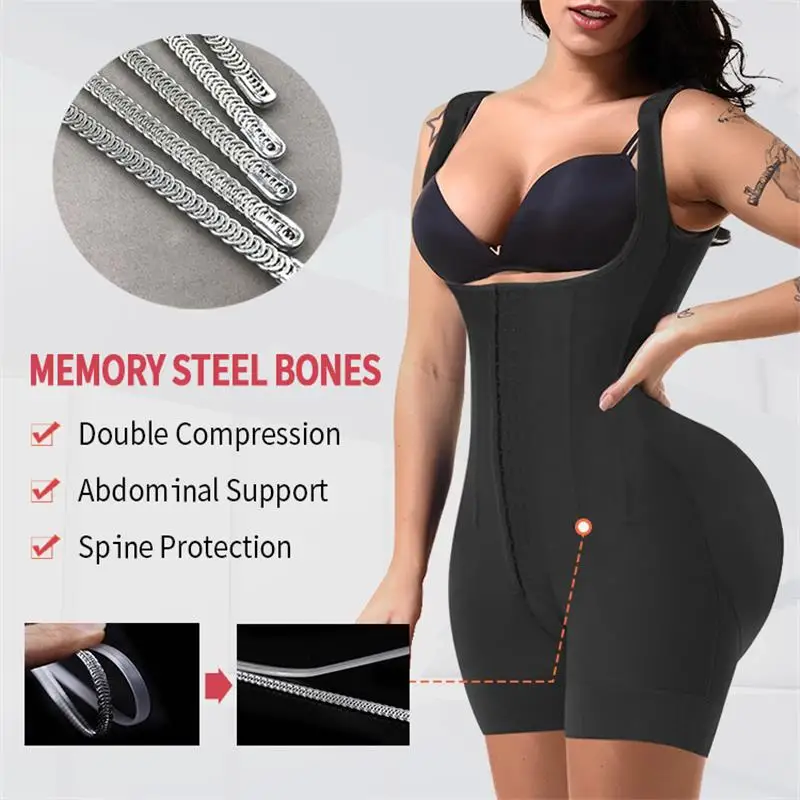 Stage 2 & 3 Fajas Colombianas Bbl Shapewear Women Postpartum Recovery Body Shaper Waist Trainer reductoras y modeladoras mujer