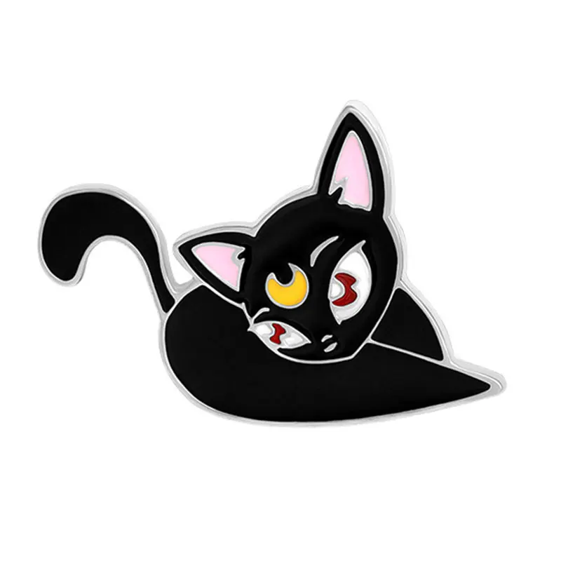 

Cute Cartoon Cat Brooches Animal Alloy Enamel Badge Clothes Backpack Lapel Pin for Women Fashion Decoration Jewelry Gifts
