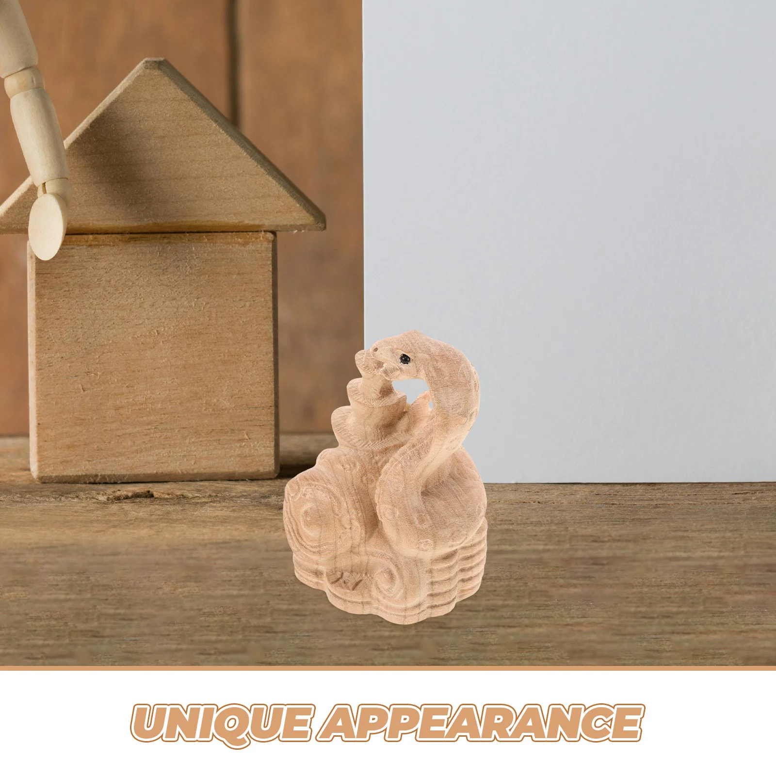 Змеиная резьба по дереву деревянные поделки животных незавершенная