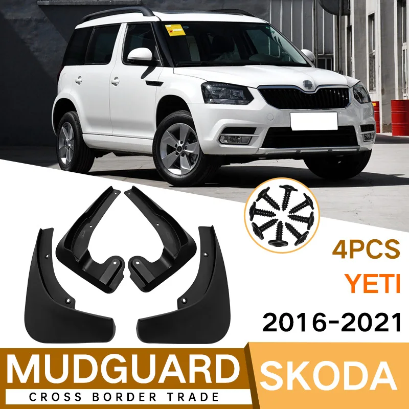 

Mud Flaps For SKODA Yeti 2016-2021 MudFlaps Front Rear Fender Car Accessories