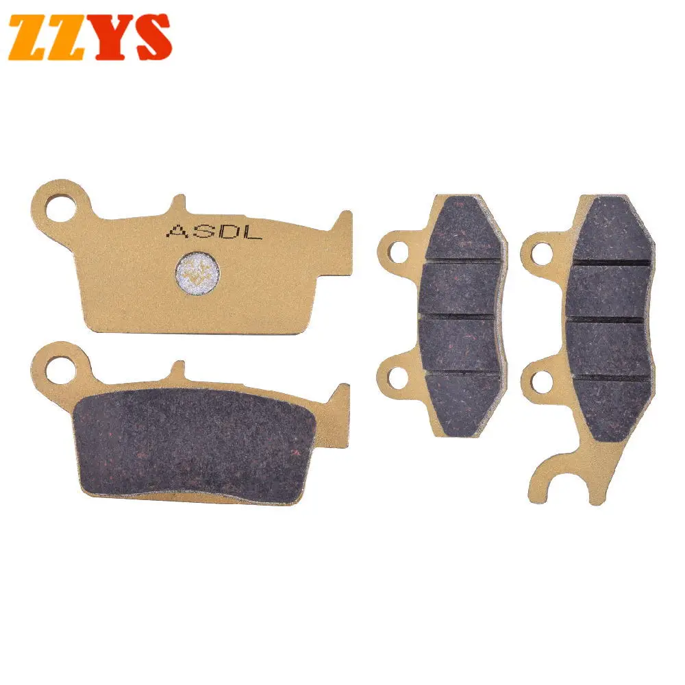 

300cc Motorcycle Ceramic Front and Rear Brake Pads Disc Set For KAWASAKI KLX300R KLX300 KLX 300 R 2019-2020