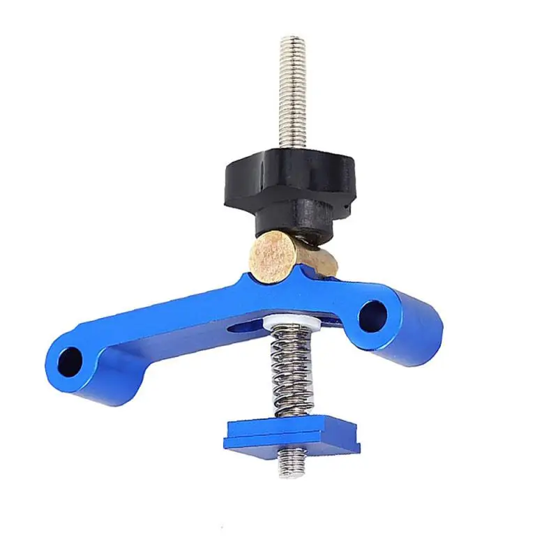 

T-track Hold Down Clamp Small Powerful Adjustable Carpenter Universal Rust-proof T Rail Clamp Set Jig T-slots Blue Fixed Clamp