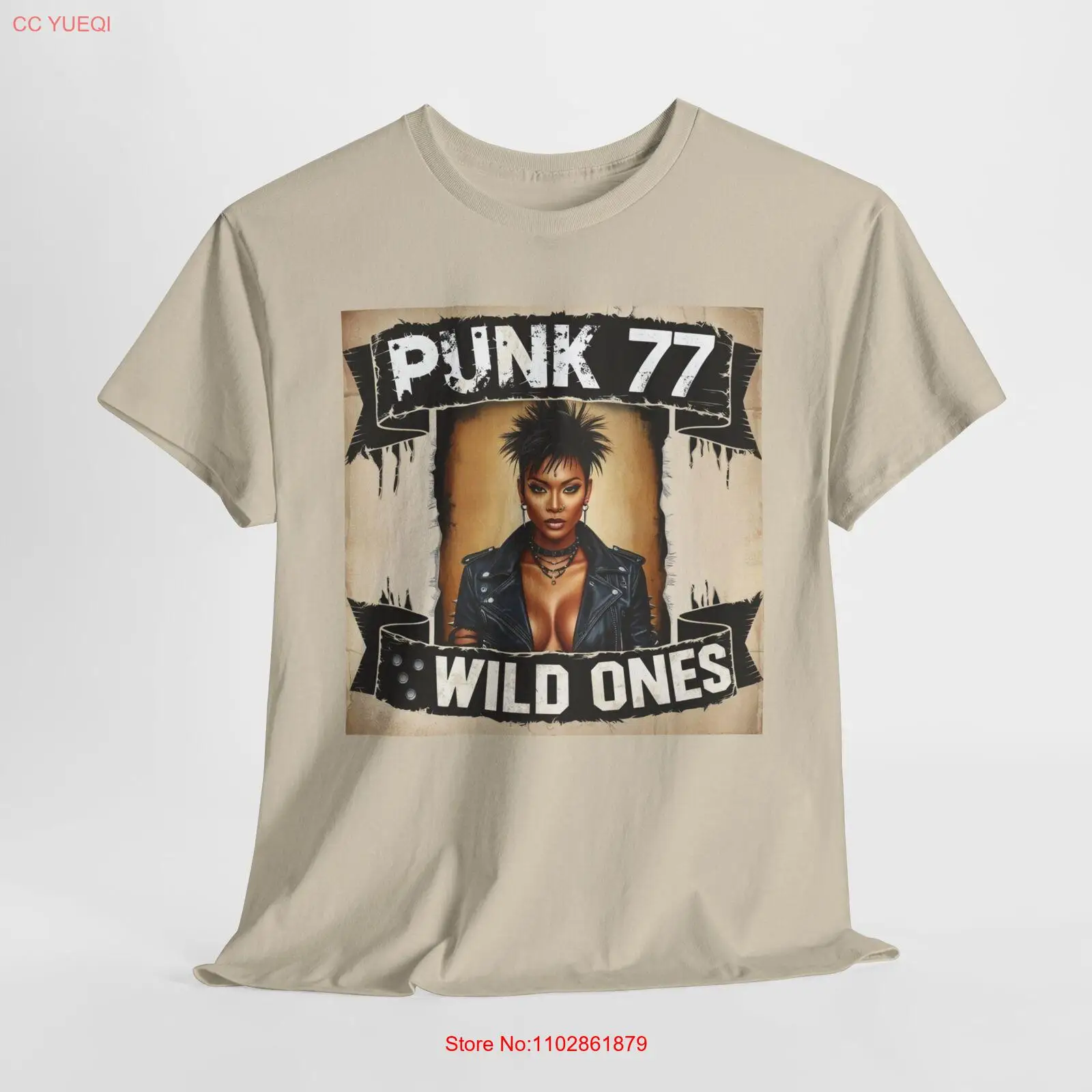 Футболка с рисунком PUNK 77 Wild Ones унисекс плотная хлопковая футболка новая
