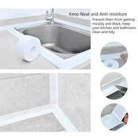 3 2m waterproof wall sticker pvc self adhesive sink stove crack strip kitchen bathroom bathtub corner sealant tape waterproof