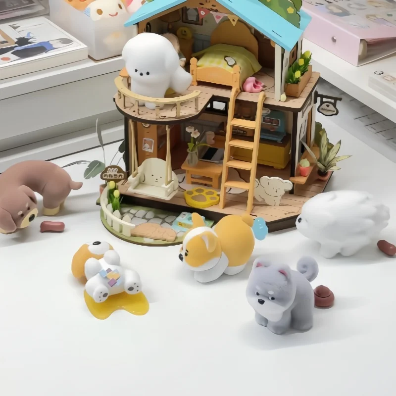Фото 52toys Серия Poopoo Pups: Коллекционная фигурка-сюрприз в закрытой упаковке, милая настольная декоративная модель, модный подарок для детей, забавная игрушка №4