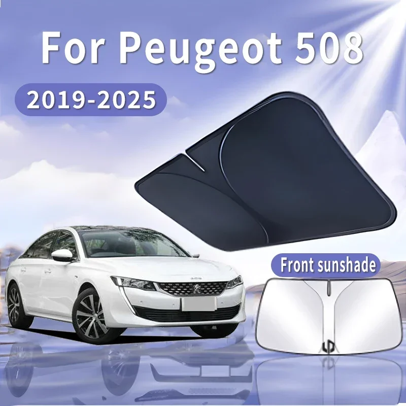 Складной автомобильный солнцезащитный козырек для Peugeot 508 2019 ~ 2025 2020 на лобовое
