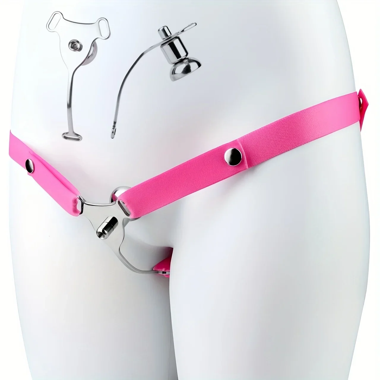 Плоская клетка для отрицательных целомудрия из нержавеющей стали искусственная