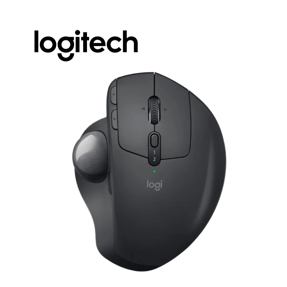 

Logitech MX Ergo Advanced Wireless Trackball Mouse for PC and MAC Ergonomic with Extra 10° Wedge