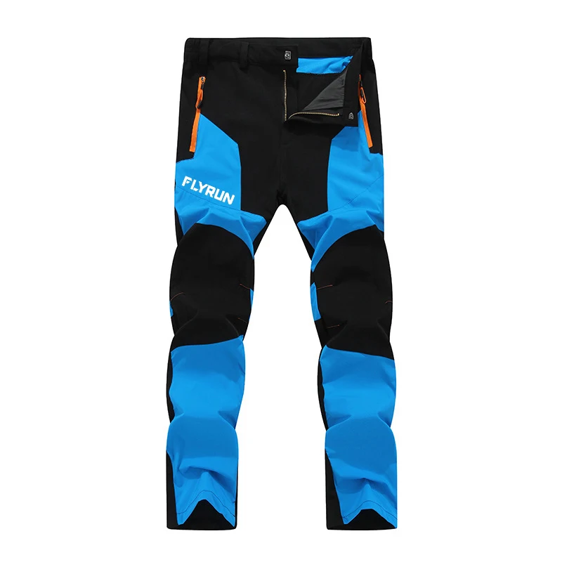 

Ciclismo Mtb Pamts for Men Patchwork Breathable Waterproof Hiking Sport Trousers Casual Training Quick Dyr Cycling Pants Homme