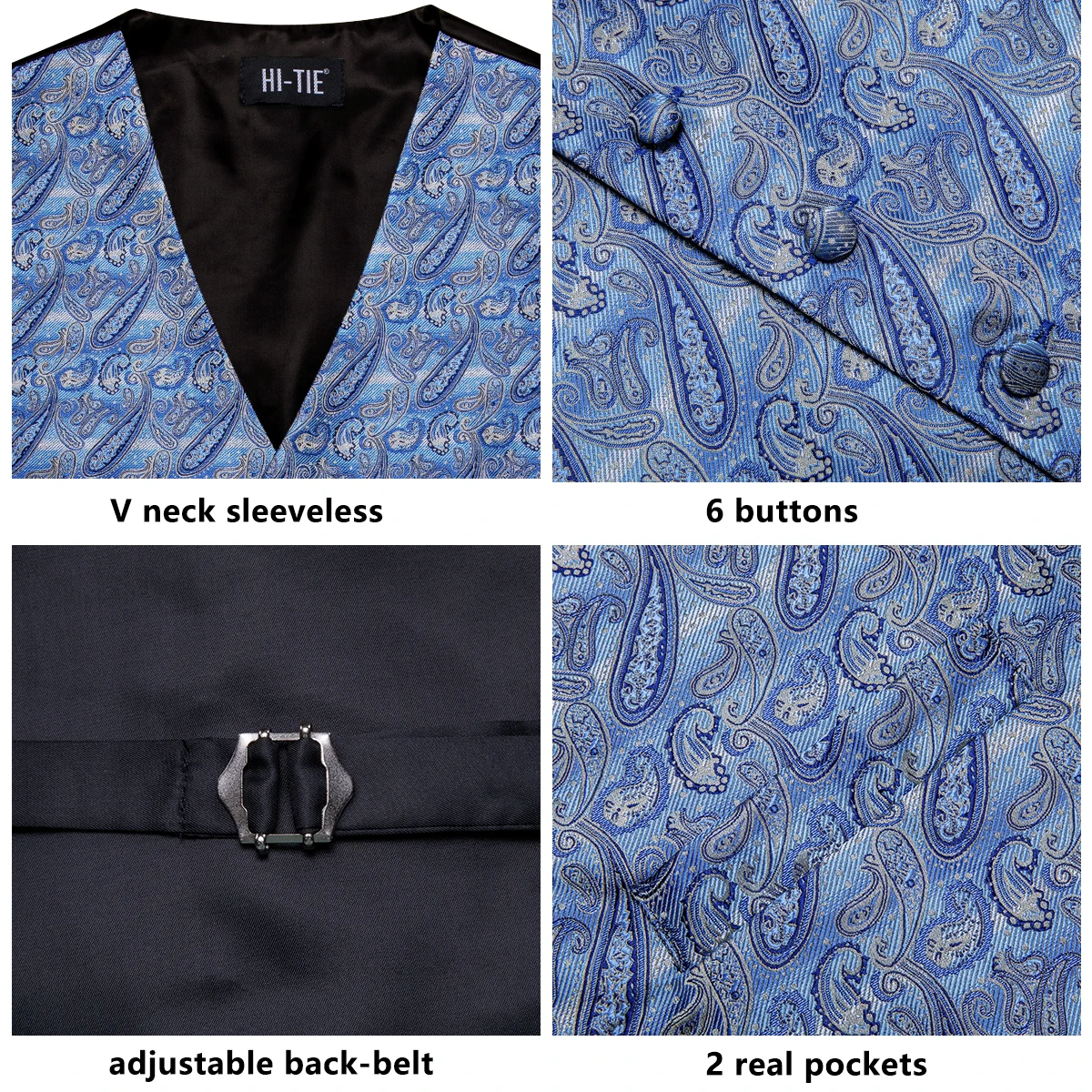 Рисунок 5 - Привет галстук синий серый мужские