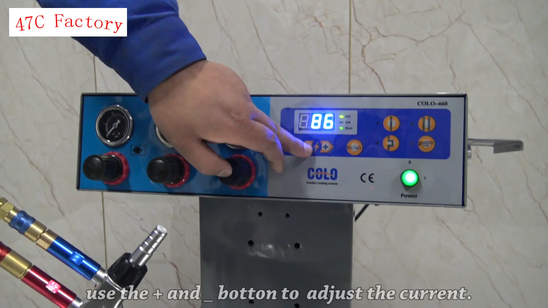 

Electrostatic Manual Powder Coating Machine For Small Scale Coating