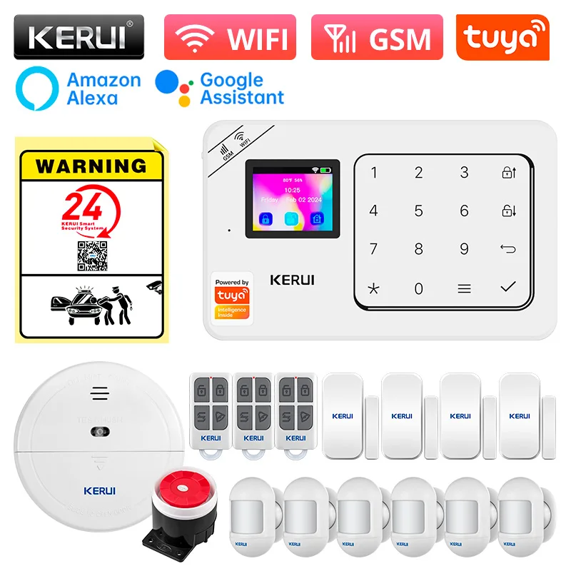 

Комплект сигнализации KERUI W181 Wi-Fi GSM