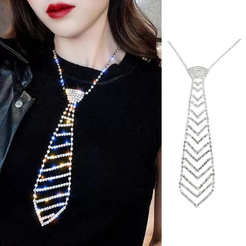 

Necktie Necklace Costume Party Jewelry Accessories for Women Girl Y1QD