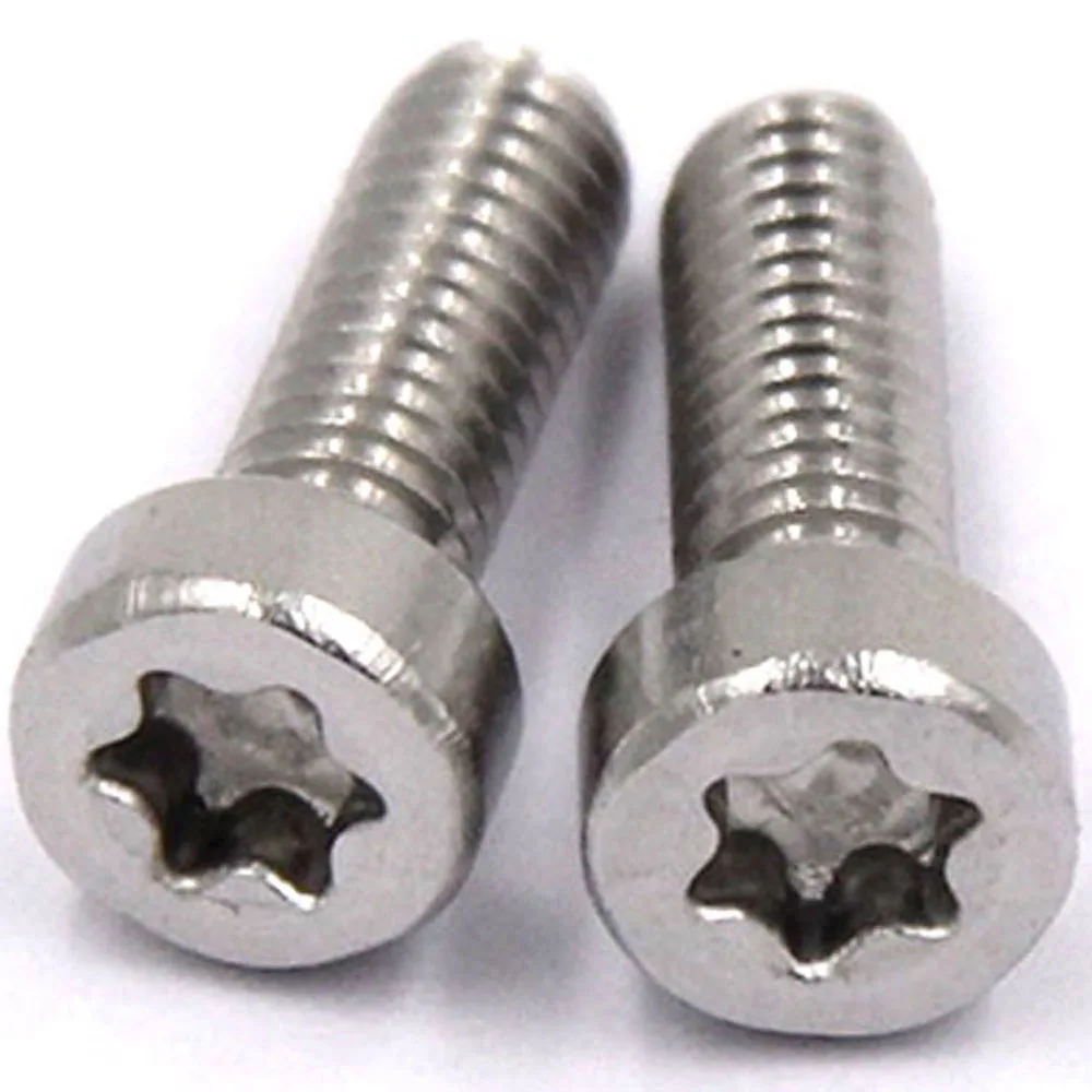 

10Pcs/Bag M5 M6 304 Stainless Steel Torx Anti-theft Within Plum Cup Thin Head Bolts Flower Shape Cylindrical Head Screw