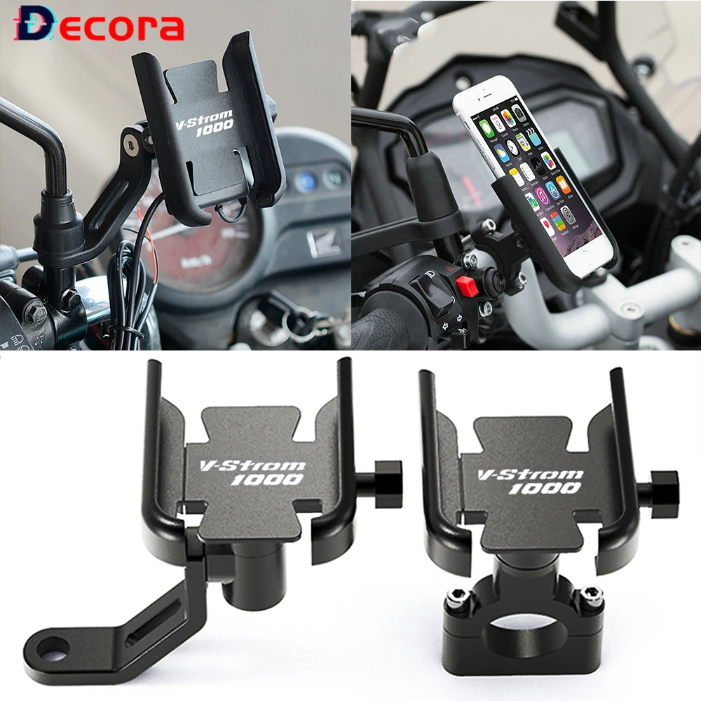

For Suzuki VStrom 1000 DL1000 V-STROM 1000 1000XT CNC New Motorcycle Handlebar Mobile Phone Holder GPS Stand Bracket Accessories