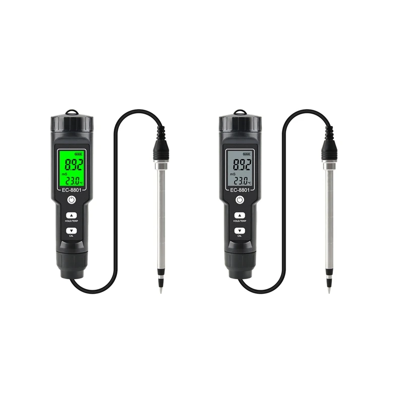 

Soil EC Tester Hand Digital Garden Meter Soil Tester Tools Potted Plants Gardening Agriculture