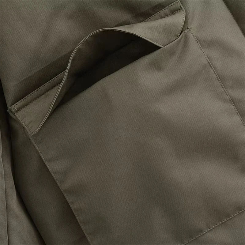 KEYANKETIAN 2024 осень/зима новая женская вельветовая куртка с лацканами стиль сафари