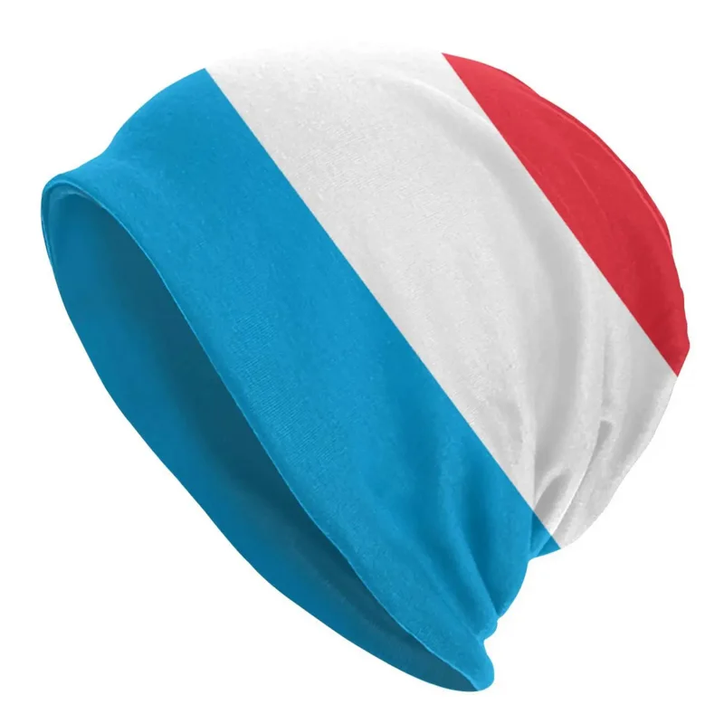

Flag Of Luxembourg Slouchy Beanie Men Women Custom Outdoor Winter Warm Skullies Beanies Hats Adult Knit Bonnet Cap