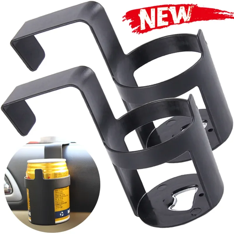 

Car Cup Holder with Hook Car Door Seats Hanging Mount Drink Bottles Bracket Water Cup Storage Holders Auto Interior Accessories