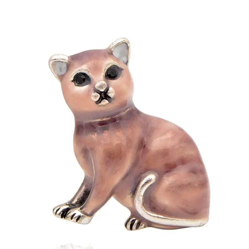 

Женская брошь в виде кошечки CINDY XIANG, милое украшение в виде маленькой кошки с эмалью, модный аксессуар для платья, рубашки, отличный подарок, ...