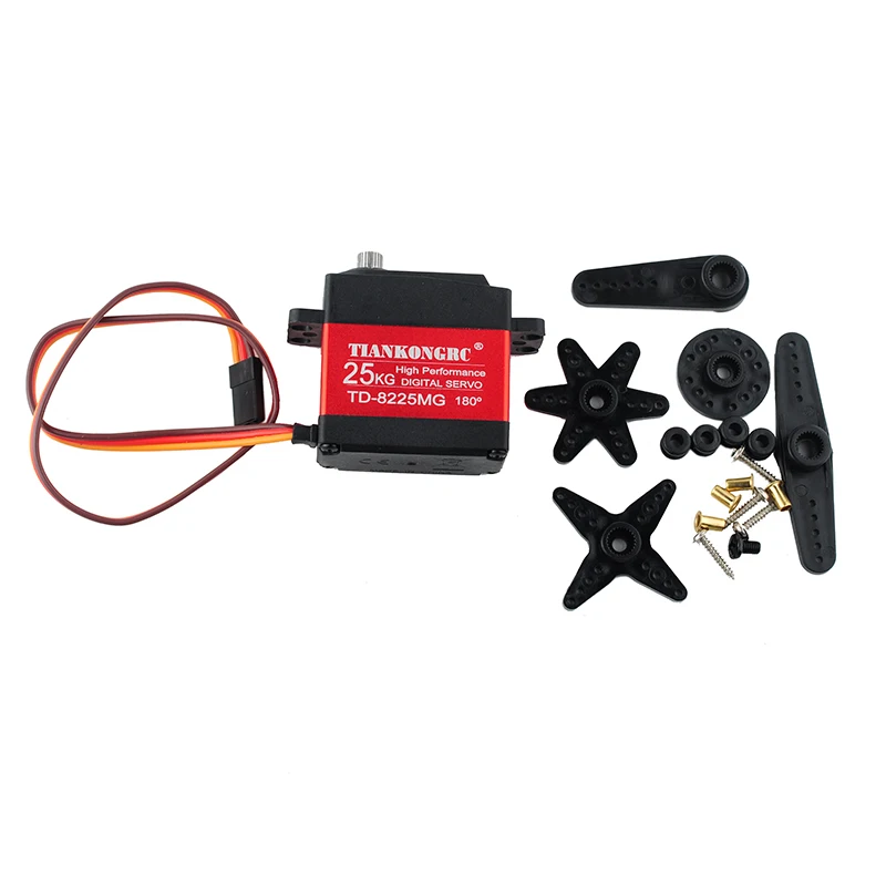 TD-8225MG Цифровой сервопривод 25 кг 180 ° 270 360 Двигатель с угольной щеткой