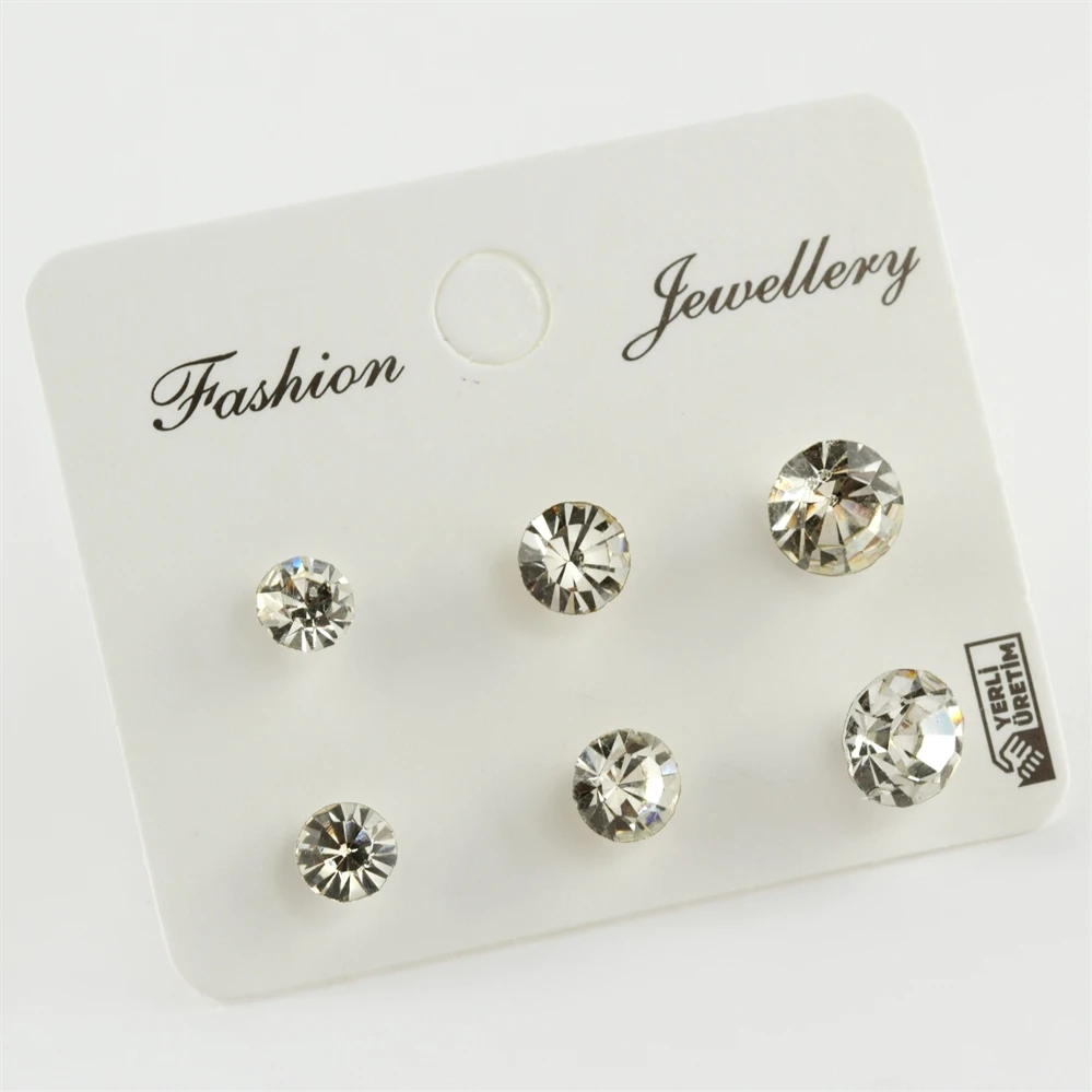 

6-inch solitaire earrings