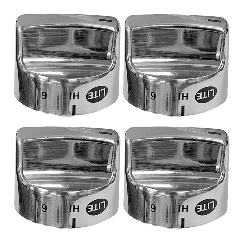 

4 PCS 318282310 Surface Burner Knob Replacement For Stove/Range