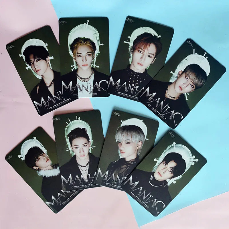 

8pcs/set KPOP Stray Kids Photocard Double Sides Card Postcard Bang Chan Hwang Hyun-Jin Seung-min Lee Know Fans Collection Gift
