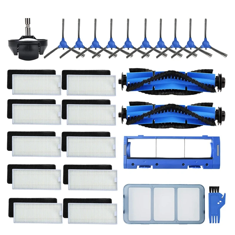 

26 Pack Replacement Brushes For Eufy Robovac 11S 12 25C 15T 30C Front Caster Wheel Side//Main Roller Brush Filter