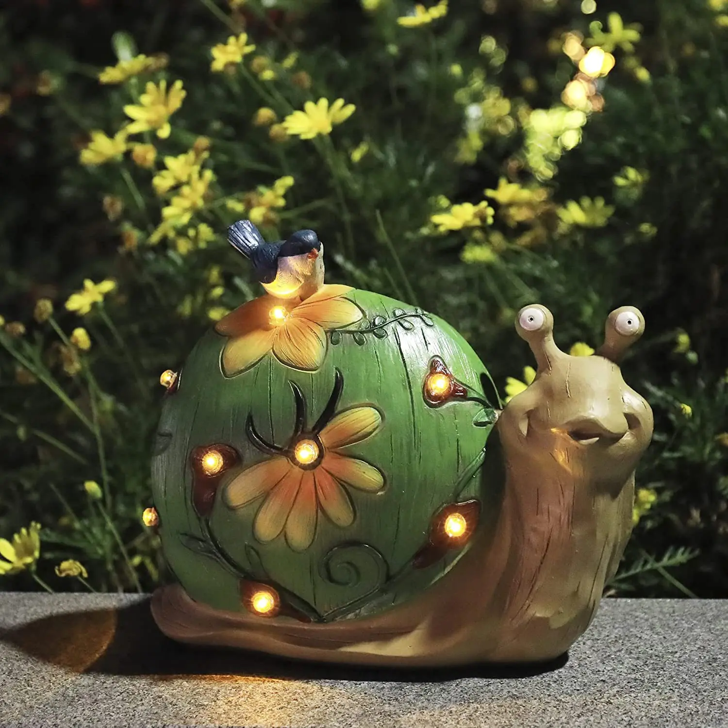 

Outdoor Garden Decorative Crafts Small Snail Animal Pendants Creative Resin Simulation Cartoon Sculpture Ornaments