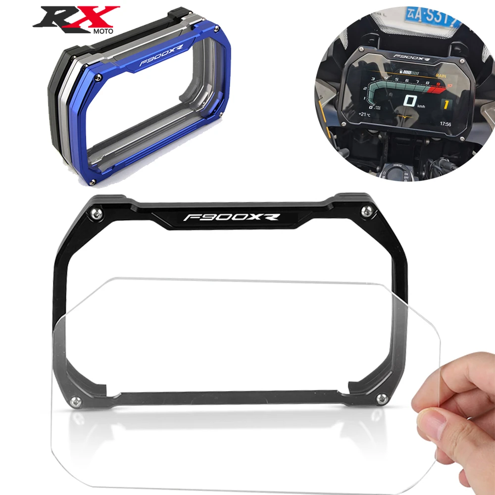 

New Design CNC Motorbike Meter Frame Cover Film Screen Protector Protection For BMW F900R F900XR 2021 2020 2022 F900 F 900 R/XR