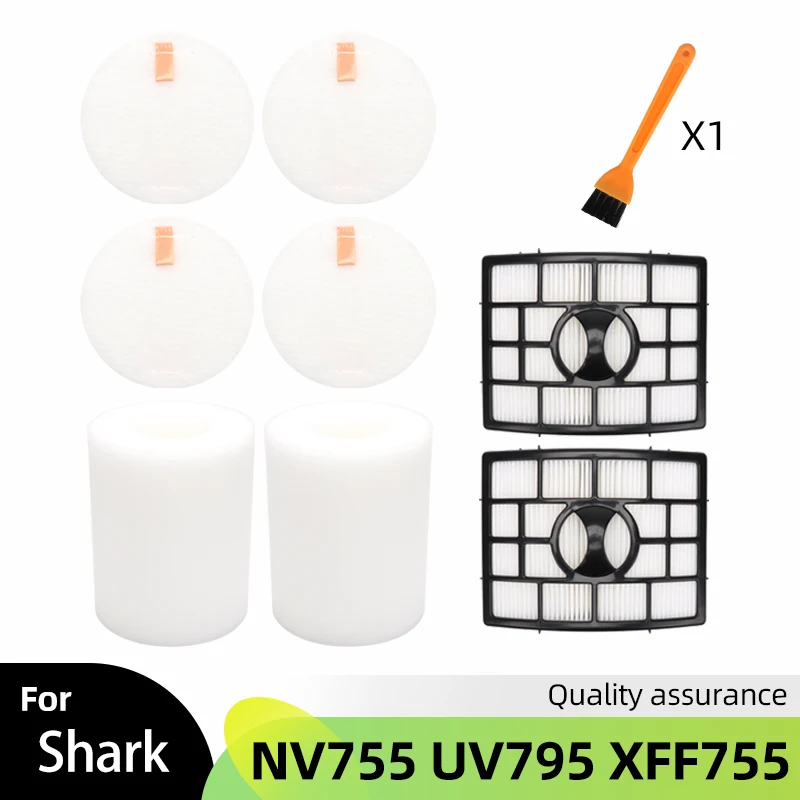 

Vacuum Filter compatible For Shark Spinner Power Lift Type XL capacity NV755 and UV795 Rotor Detachable Vacuum cleaner