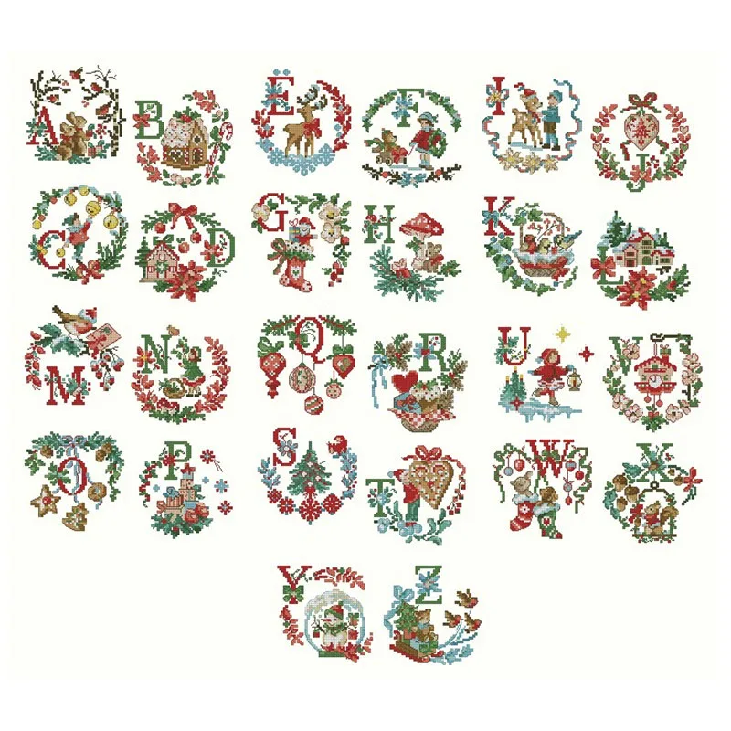 

803Fun Cross Stitch Package Greeting Counted Kits New Style Joy Sunday Kits Embroidery Animal World of Warcraft Sailor Moon