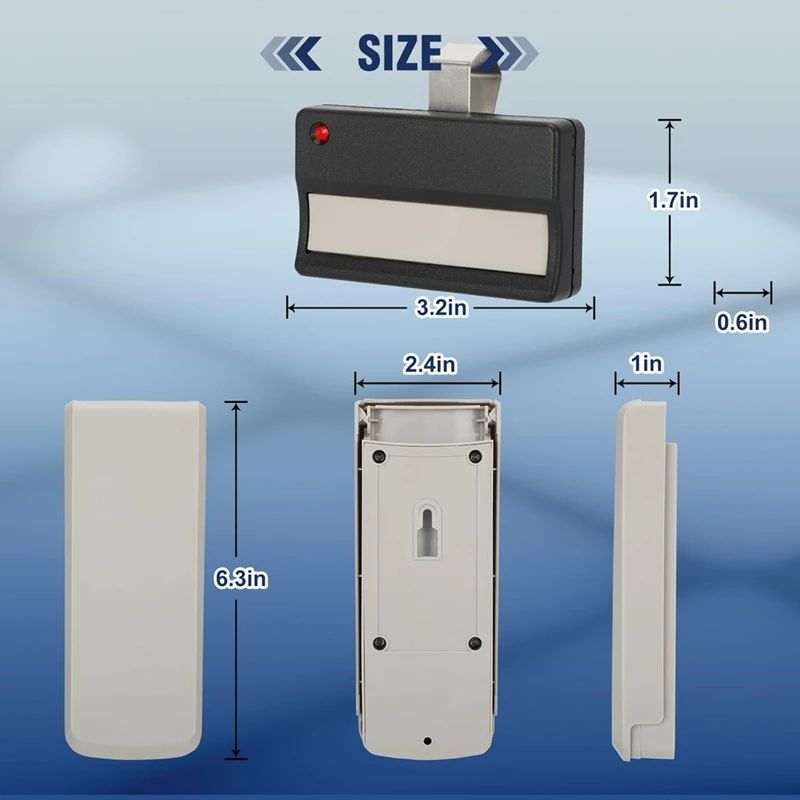 371LM For Chamberlain Liftmaster Craftsman Garage Door Opener Remote Keypad 891LM 893LM 373LM 973LM 971LM 893MAX 890MAX