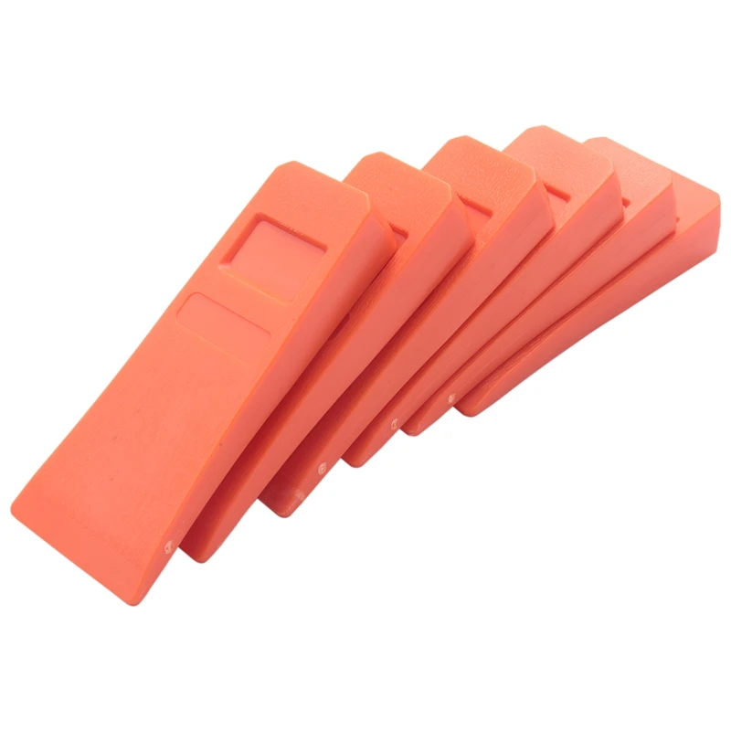 

6Pcs 5.5Inch Felling Wedges Set For Chainsaw - ABS Plastic Wood Splitting Tree Cutting Wedge, Logging Supplies Tools