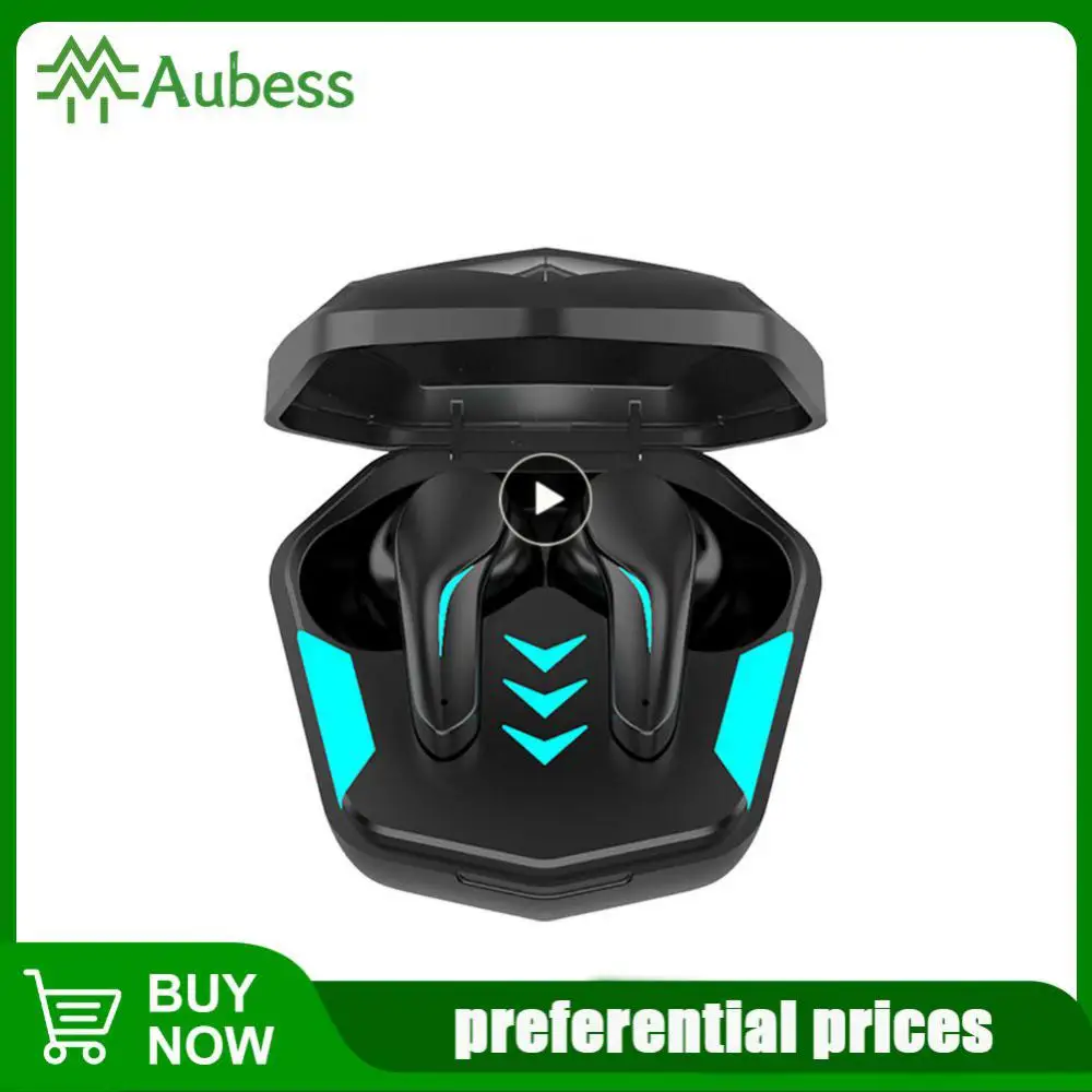 

Black Hifi Headset bluetooth-compatible Noise Cancellation Music Dual-mode Earphone With Charging Bin Lower Power Bt5.1 Touch