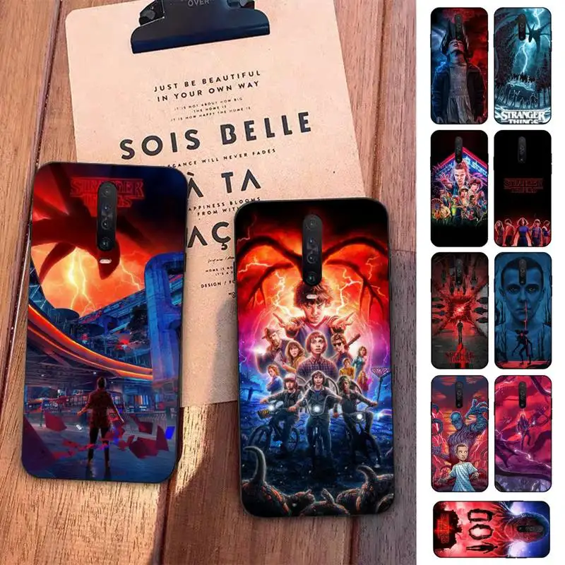 

Stranger Things Phone Case for Redmi 5 6 7 8 9 A 5plus K20 4X S2 GO 6 K30 pro