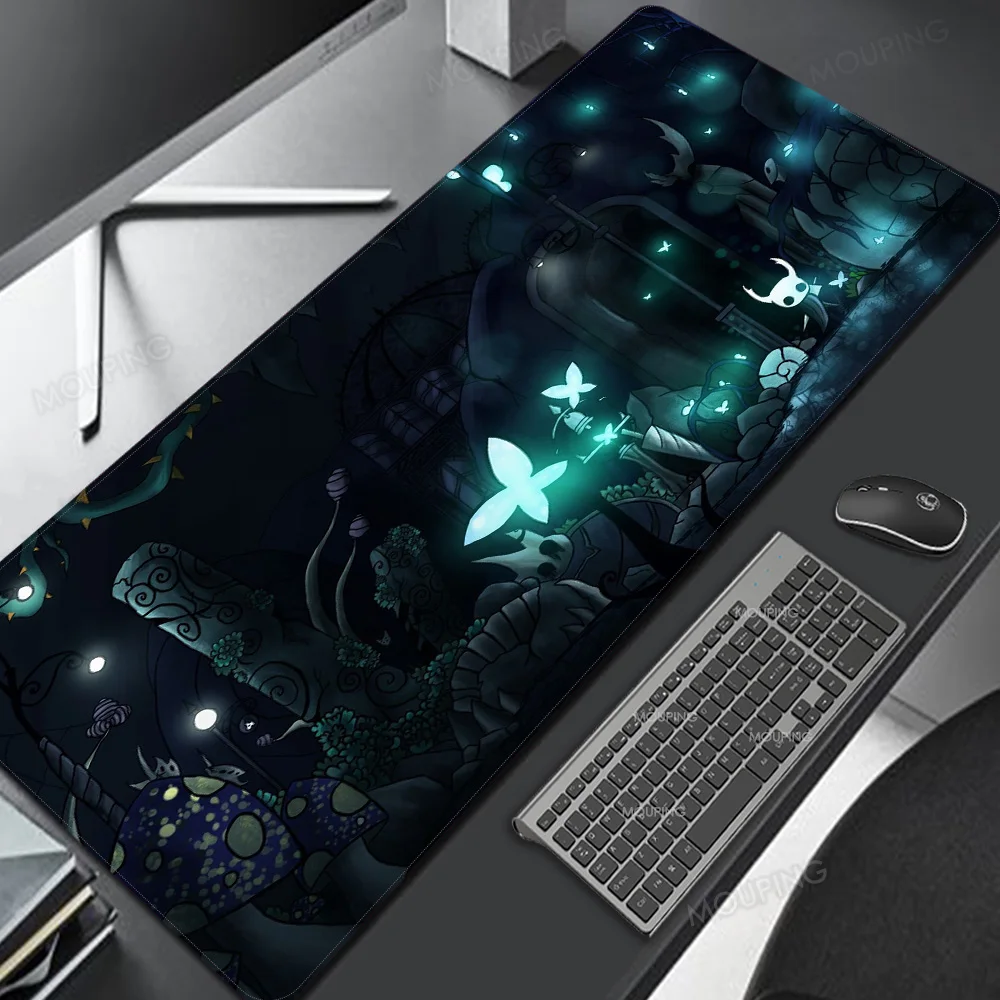 

Hollow Knight Pc Gamer Accessorie Big Computer Keyboard Mat Custom Pink Xl Table Desk Accessory Mousepad Company Large Mouse Pad