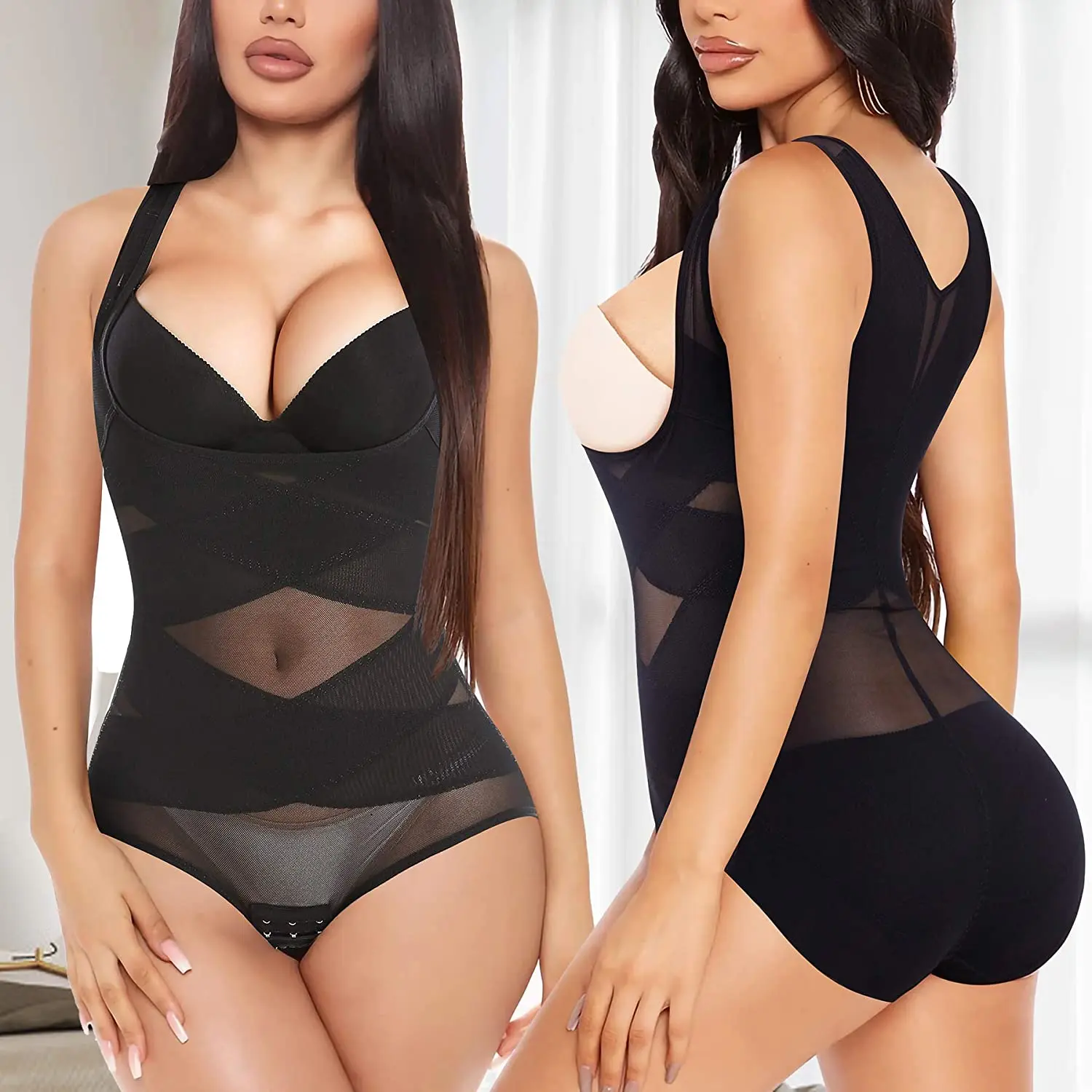 

Shapewear Bodysuit for Women Tummy Control Butt Lifter Panty Hi-Waist Trainer Stomach Body Shaper Slimming Girdles Corset