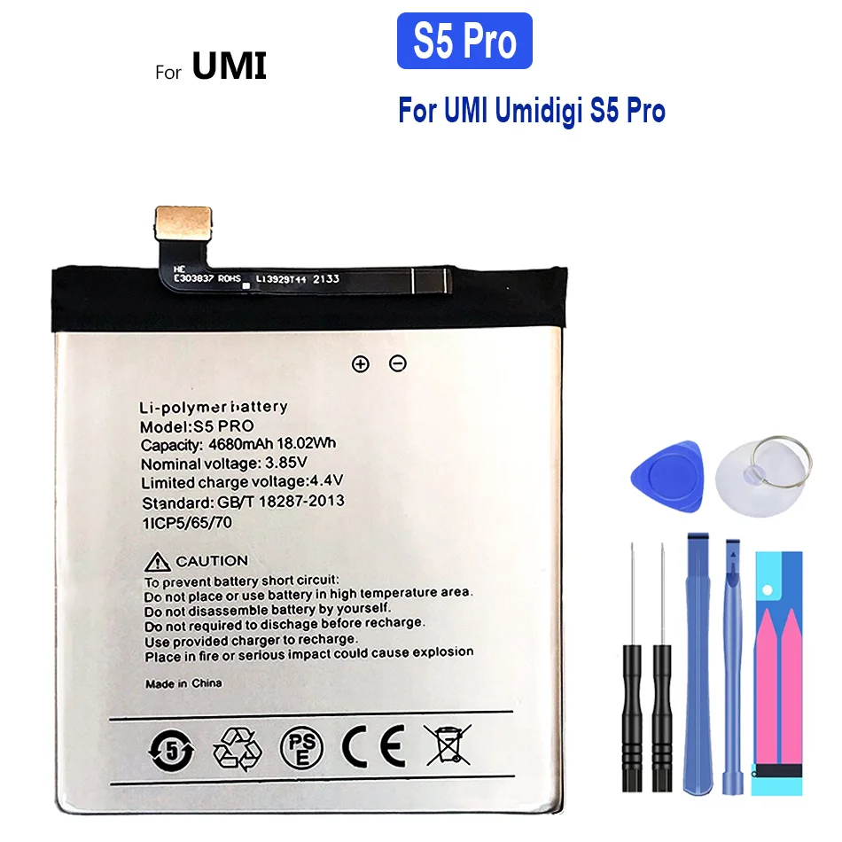 

Battery S5Pro 4680mAh for UMI Umidigi S5 Pro