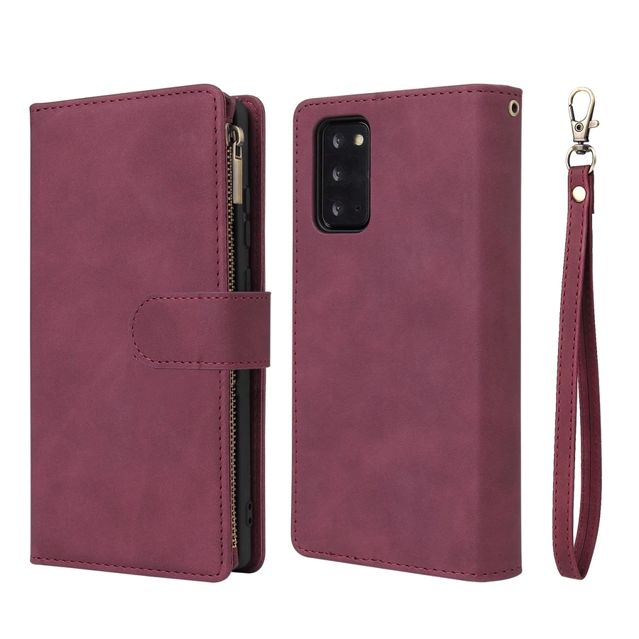 Wallet Zipper Leather Case For Huawei P40 Lite E Pro P30 Lite Pro P20 Lite 2019 P Smart 2019 Y7P Honor 10i 10 Lite 20 20Lite 20S
