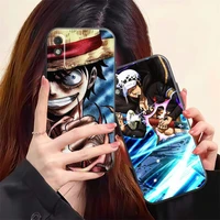 one piece anime phone case for xiaomi redmi 9 9i 9at 9t 9a 9c 10 note 9 9t 9s 10 10 pro 10s 10 5g soft liquid silicon coque