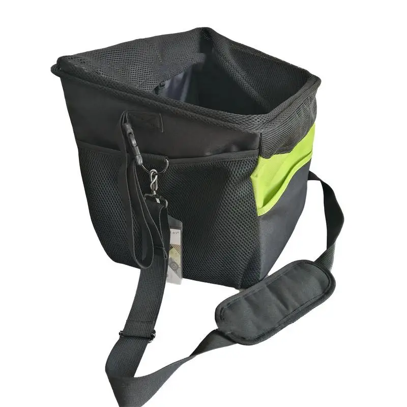 

Dog Bike Basket Folding Dog Hiking Backpack Ventilated Pet Carrier Bicycle Basket Bag Pet Carrier Booster Backpack For Pet